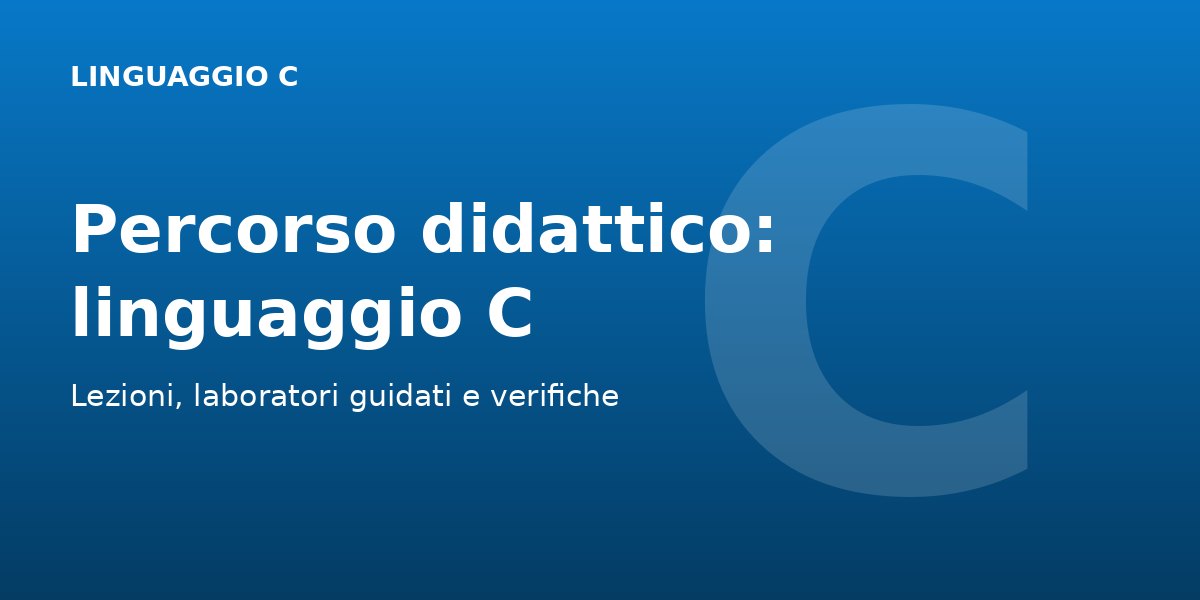 Linguaggio C | Linguaggio C